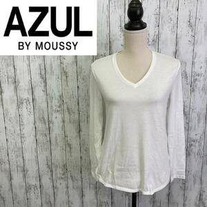 AZUL BY MOUSSY★アズールバイマウジー★Vネック カットソー★サイズL　9-137