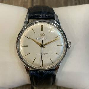 [ final price ] MOERIS Morris Morris UNBREAKABLE MAINSPRIN wristwatch hand winding OH ending 17 stone antique Vintage 