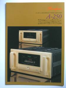 [ catalog only ]3119D1* Accuphase power amplifier A-250 catalog 