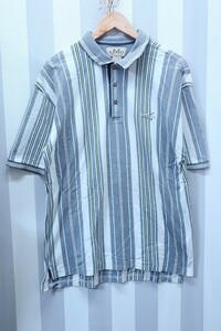 2-3068A/IZOD 半袖ストライプポロシャツ アイゾッド 送料200円