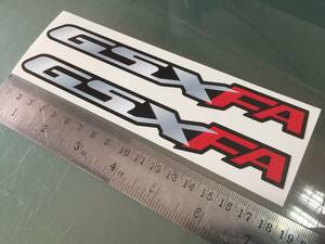 送料無料 GSXFA GSX 1250 FA Decal Sticker カッティング ステッカー シール デカール 180mm x 23mm 2枚セット