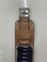 稀少 最終値下げ Apple Watch 初コラボモデル Apple Watch Hermes カフ 42mm ステンレススティールケース 超美品_画像3