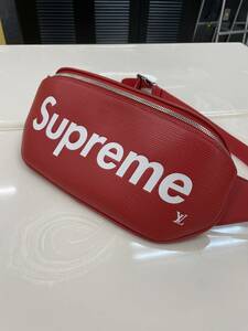 美品 確実正規品 Louis Vuitton/Supreme Bumbag ルイヴィトン×シュプリーム エピ バムバッグ