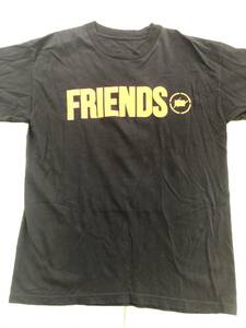 Ｌサイズ Vlone × fragment design FRIENDS Tee Black ヴィーロン フラグメント Tシャツ