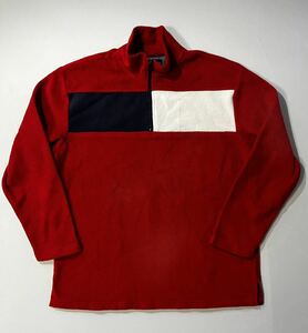 レア！TOMMY HILFIGER ZIP FLEECE L VINTAGE トミーフィルフィガー　フリース　オールドトミー