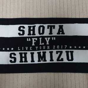状態良好【清水翔太】ライブタオル フェス クリックポスト185円 一度のみ使用 黒 ブラック 2017年ツアーの画像1