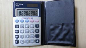 [A437]CITIZEN Citizen DE840 calculator used small size small size 