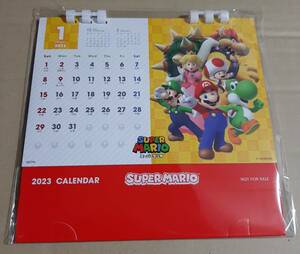 новый товар нераспечатанный super Mario 2023 настольный календарь SUPER MARIO не продается ион 