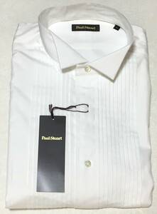 PAUL STUART　ウイングカラーシャツ 綿100 日本製　41-86　ポールスチュアート 三陽商会　定価20.900円