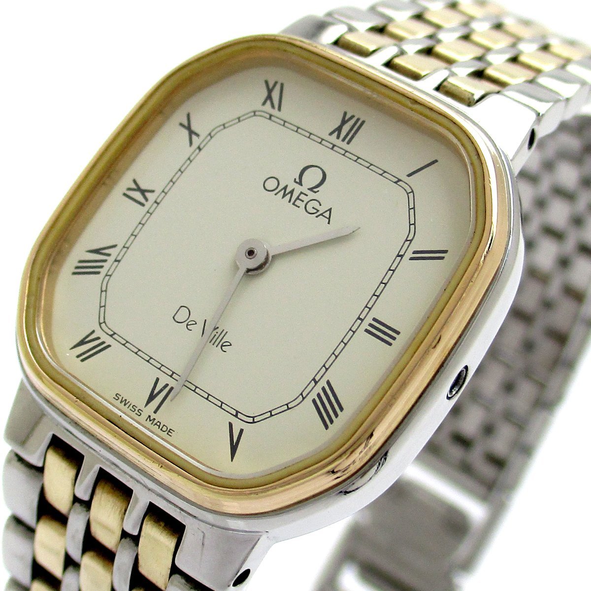 国産品 OMEGA オメガ Ω デビル 1417 ゴールド ecousarecycling.com