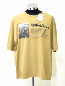 MISTERGENTLEMAN (ミスタージェントルマン) GRAPHIC BIG TEE non violence グラフィック ビッグ Tシャツ S/S 半袖TEEクルーMr.GENTLEMAN