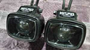  подлинная вещь Nissan оригинальная опция NISMO Nismo проектор редкий белый прозрачный противотуманая фара угол модель BNR32 GTR