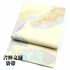 礼装用 袋帯 正絹 正倉院文様 金 唐花 華文 Lサイズ F5966 新品 レディース 入学式 卒業式 シルク オールシーズン 送料無料