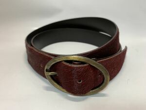  Max Mara MAX Mara wine red lady's belt 