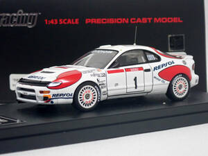 HPI racing 1/43 Toyota Celica Turbo 4WD トヨタ セリカ #1 1992 Tour de Corse 8018 デカール付