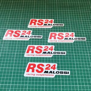 マロッシ　RS24MALOSSI　ステッカー　5枚セット　　シール　　MALOSSI　01　未使用　