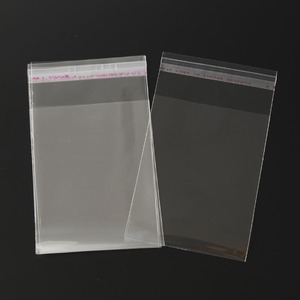 OPP пакет лента есть 100 листов ввод ширина 7cm прозрачный упаковка товары для магазина [ 7×12cm ] прозрачный клей останавливать для бизнеса полиэтиленовый пакет упаковочный пакет 