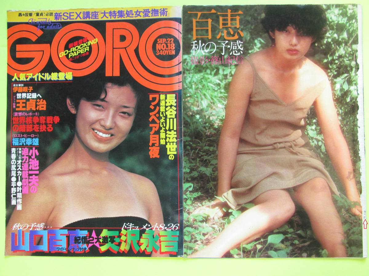 直送商品 松本 横尾忠則 GORO 1977年4月28日号 1977 GORO No.8 ゴロー