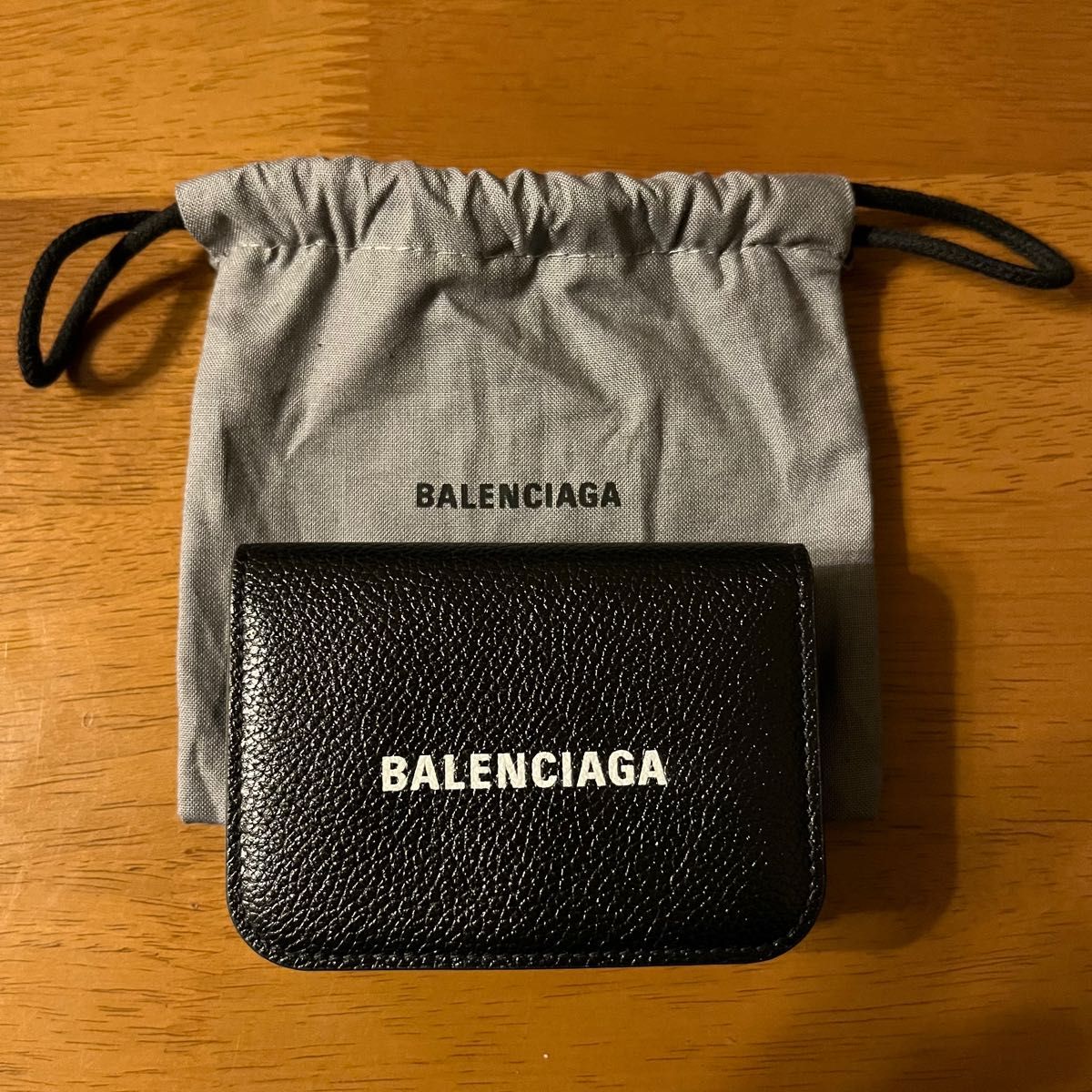 BALENCIAGA バレンシアガ ペーパー コンパクト財布三つ折り財布 ミニ
