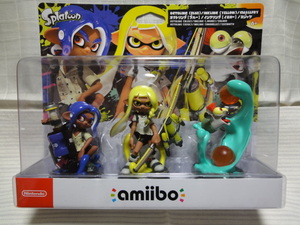 新品 amiibo アミーボ スプラトゥーン Splatoon 3 オクトリング ブルー インクリング イエロー コジャケ スイッチ 未開封 スプラ3