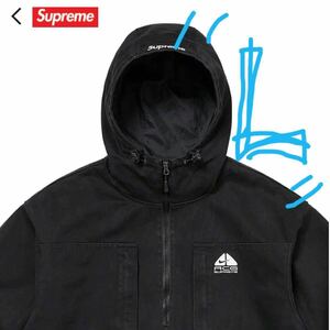 【即完売】シュプリーム　ナイキ　ACG デニム　プルオーバー　ブラック　サイズ　L Supreme 22AW