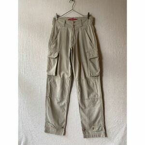 【French army M47 type】90s Dickies パンツ / フランス軍 カーゴ ベージュ ビンテージ USA ユーロ ミリタリー P2-11007-0385 sale