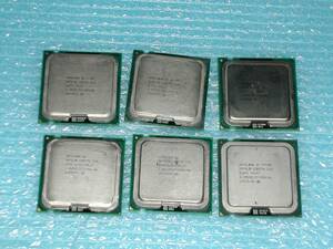 ジャンクCPUセット　古いCore2 Duoの6枚セット　LGA775　02