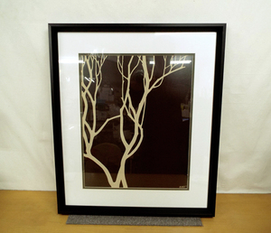 ■moda en casa モーダ・エン・カーサ アートパネル art winter tree ② ウォールデコ 額 黒 インテリア
