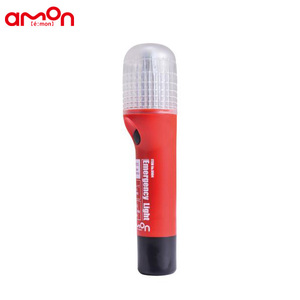  emergency signal light vehicle inspection correspondence red color LED blinking dangerous . notice in-vehicle accident breakdown hour smoke candle. replacement magnet attaching . test battery attaching Amon /amon 6904 ht