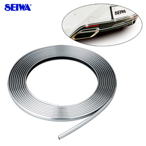  multi molding CR chrome plating width 8mm×4m dress up Chrome style color both sides tape exterior molding seiwa/SEIWA K424 ht