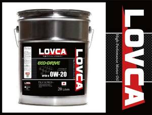 # free shipping #LOVCA ECO-DRIVE 0W-20 20L# all season correspondence!. fuel economy! height performance! high endurance! engine oil #100% all compound! Rav ka made in Japan #LED020-20