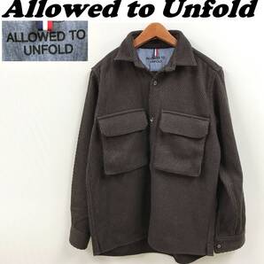 Allowed to Unfold ブラウン ジャケット 長袖 アウター コーデュロイ メンズ カジュアル ビジネス フォーマル 通勤 アンフォールド