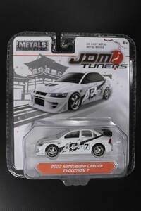 JADA LANCER EVOLUTION 7 ミニカー 左ハンドル 2002 白 新品未開封 JDM TUNERS 1/64 三菱 ランサーエボリューション