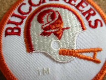 80s BUCCANEERS バッカニアーズNFL アメフト ワッペン パッチ デッドストック/フットボール ラグビー USA 刺繍 スーパーボウル_画像2