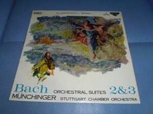 バッハ/管弦楽組曲第2・3番、カルル・ミュンヒンガー指揮シュトゥットガルト室内管