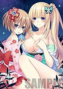 ブラン＆ベール タペストリー 「PS Vitaソフト 超女神信仰 ノワール 激神ブラックハート 限定版」 トレーダー特典