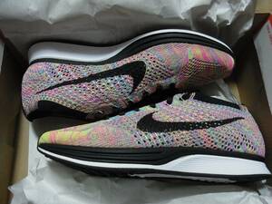 NIKE FLYKNIT RACER RAINBOW MULTI 25.5cm US7.5 フライニット レーサー レインボー マルチ