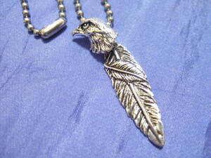  Yokohama newest SILVER925 silver pendant Eagle .! feather moveable 3 gram width 10 millimeter postage 220 jpy ξgtξ ξ29s