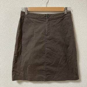 GAP( Gap ) trapezoid skirt size 2(M size corresponding ) Brown tea color stretch stretch 