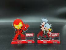 〓マーベル〓アベンジャーズ グリヒル ミニアクリルスタンド アイアンマン・ソー 2点まとめ売り@MARVEL POP UP STORE限定_画像1