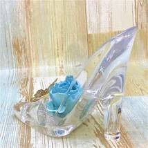 レア★シンデレラ Cinderella ガラスの靴 蝶 バラ 薔薇 フィギュア★ディズニー Disney TDL_画像7