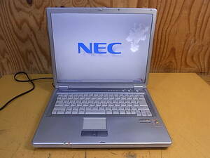 □X/184☆NEC☆15型ノートパソコン☆LaVie L LL350/CD☆PC-LL350CD☆Sempron 2600+ 1.60GHz☆メモリ256MB☆HDD/OSなし☆ジャンク