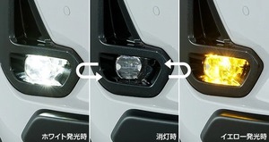 ハイラックストラック/HILUX GUN125 後期：純正 バイカラーLEDフォグランプ