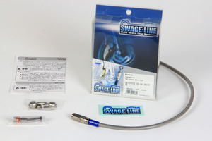  Swage-Line rear hose kit KAWASAKI GPZ900R A12-16 99-03 stainless steel / stainless steel black 