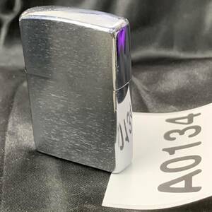 ZIPPO Brushed Chrome オイルライター　ブラッシュ・クローム プレーン ジッポー　2006年製　A0134