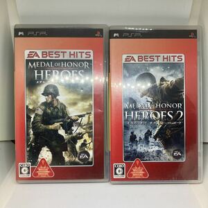 PSP UMD медаль ob владелец - герой zMEDAL of HONOR HEROES / медаль ob владелец - герой z2 MEDAL of HONOR HEROES 2 2 шт. комплект 