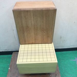  shogi record wooden with cover present condition goods 