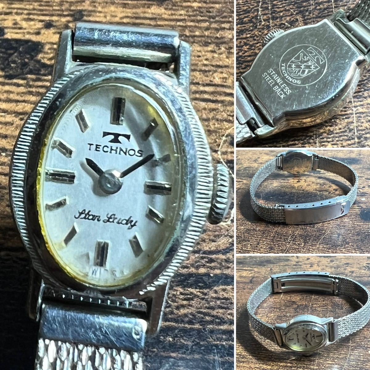 ヤフオク! -テクノス 腕時計 手巻きの中古品・新品・未使用品一覧