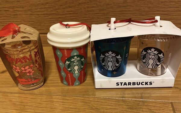 新品★スターバックス ホリデー2022オーナメントRED CUP+コールドカップセット+Been There Series オーナメントJAPAN