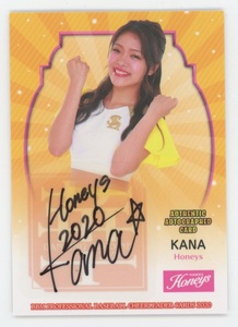 【KANA (Honeys/福岡ソフトバンクホークス)】2020 BBM プロ野球チアリーダー-華- 直筆サインカード[59/60]